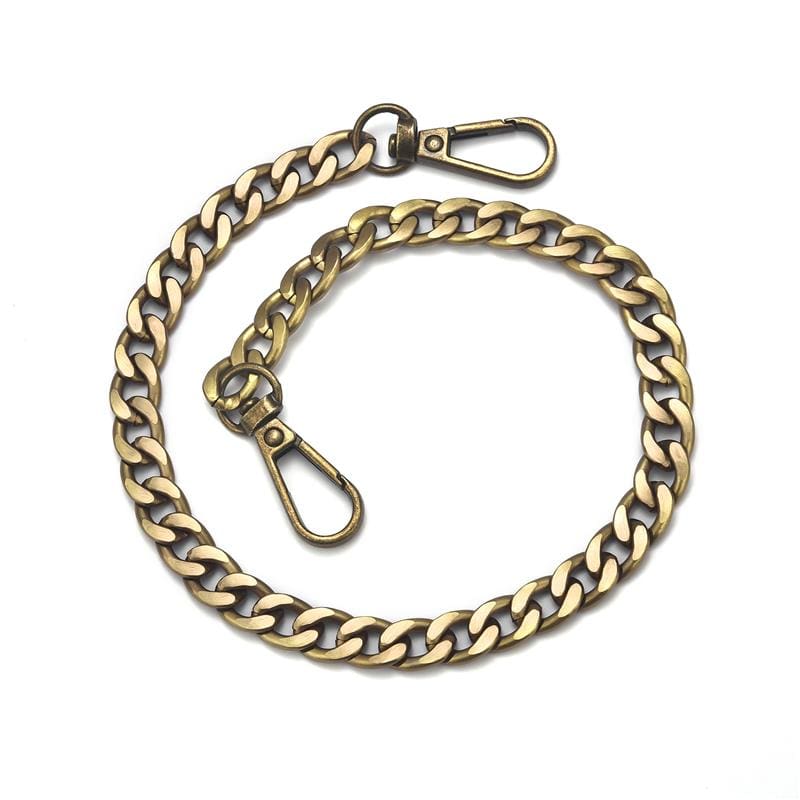 Showlu Store Nation 0 bronze / 40cm Metal Aluminum Bag Chain Replacement Parts Accessories For Hand-Woven Shoulder Handbag DIY Handmade Detachable Straps