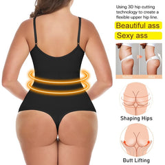 Showlu Store Nation 0 Camisole Bodysuit for Women Tummy Control Slimming Shapewear Butt Lifter Seamless Sculpting Thong Body Shaper Tank Tops Corset