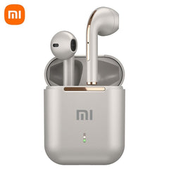 Showlu Store Nation 0 Gold Xiaomi J18 Wireless Bluetooth Earphones Noise Canceling Headphones Touch Control 300mAh Battery TWS Earbuds Handsfree In Ear