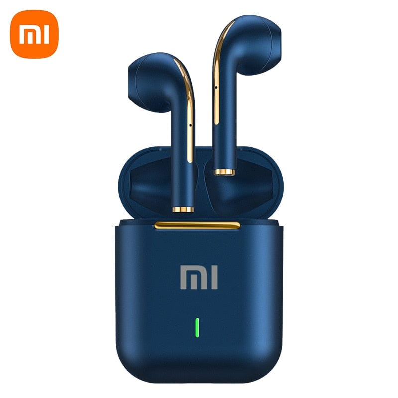 Showlu Store Nation 0 Gold Xiaomi J18 Wireless Bluetooth Earphones Noise Canceling Headphones Touch Control 300mAh Battery TWS Earbuds Handsfree In Ear