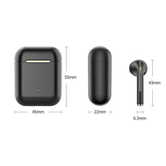 Showlu Store Nation 0 Gold Xiaomi J18 Wireless Bluetooth Earphones Noise Canceling Headphones Touch Control 300mAh Battery TWS Earbuds Handsfree In Ear