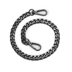 Showlu Store Nation 0 gun black / 40cm Metal Aluminum Bag Chain Replacement Parts Accessories For Hand-Woven Shoulder Handbag DIY Handmade Detachable Straps