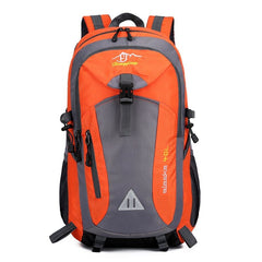 Showlu Store Nation 0 Orange3 / 17 Inches / China Nylon Waterproof Travel Backpacks Men Climbing Travel Bags Hiking Backpack Outdoor Sport School Bag Men Backpack Women 40L