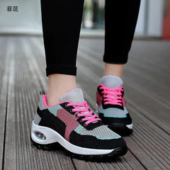 Showlu Store Nation 0 The New Fashion Wedge Shoes for Women 2022 Casual Comfortable Breathable Platform Sport Shoes Ladies Outdoor Running Sneakers