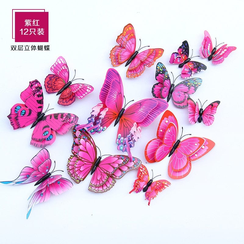 Showlu Store Nation 0 Use Butterfly Wall Stickers to Decorate Your Room