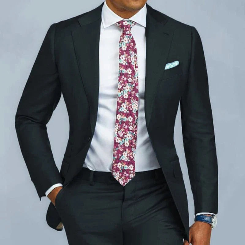 Beige men's slim fit 2-piece tuxedo by SHOWLU FASHION STORE with notched lapel, perfect for weddings and formal occasions.