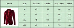Slim Male Blazer Cosplay Suit Solid Color Corduroy Coat Men's Jacket Stage Prom Nightclub Party Blazers - SHOWLU FASHION STORE