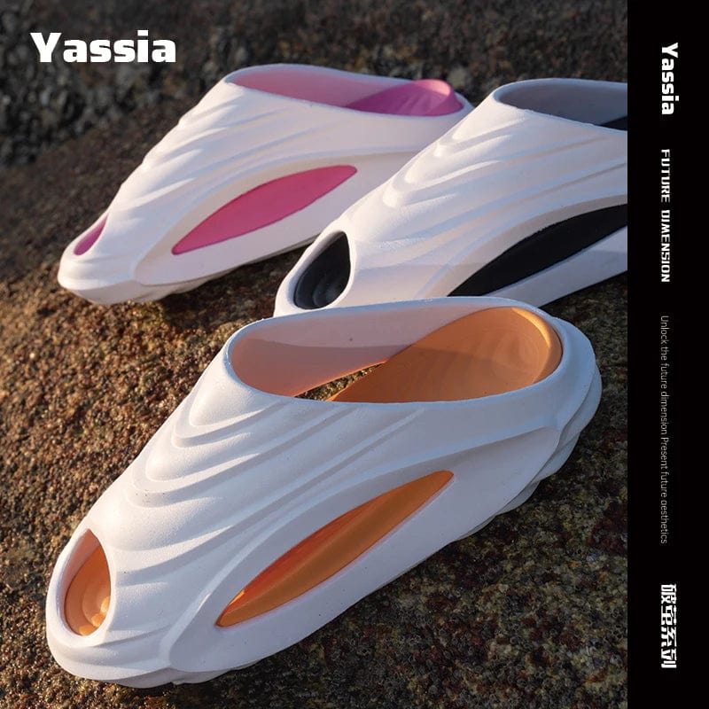 Slippers Men's Anti - skid Light Hole Shoes Men's Sports Casual Beach Slippers Breathable Shoes Men Sandals Simple and durable - SHOWLU FASHION STORE