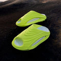 Showlu men's lightweight EVA beach slippers with anti-skid soles, breathable open-hole design, casual and durable for summer wear.