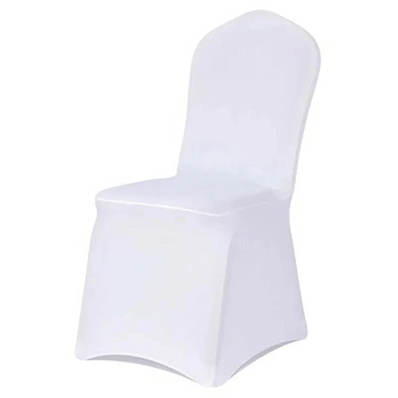Solid-color Faroot Spandex chair cover by Showlu Fashion Store, stretch slipcover for wedding, banquet, and hotel dining chairs.