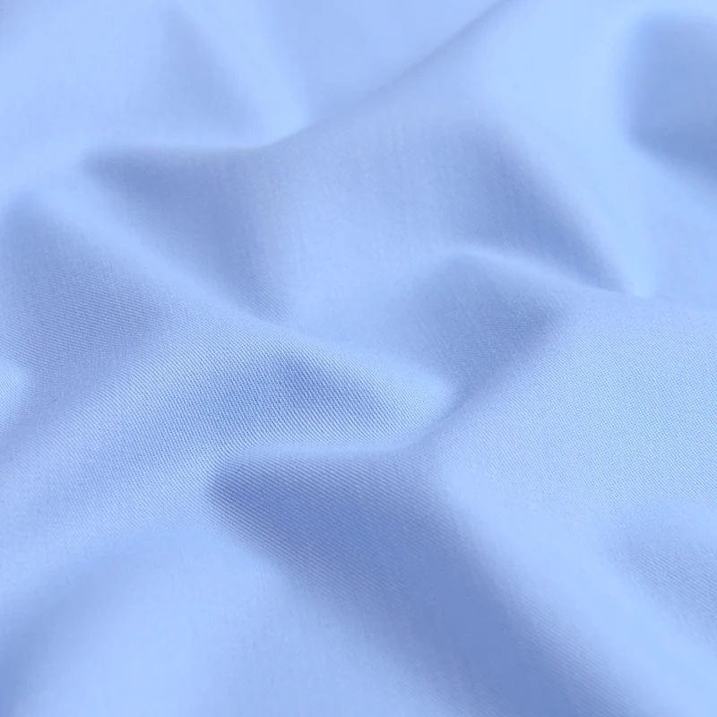 White PaulFitzgerald men's slim fit stretch cotton long sleeve dress shirt with a formal collar and button-up front.