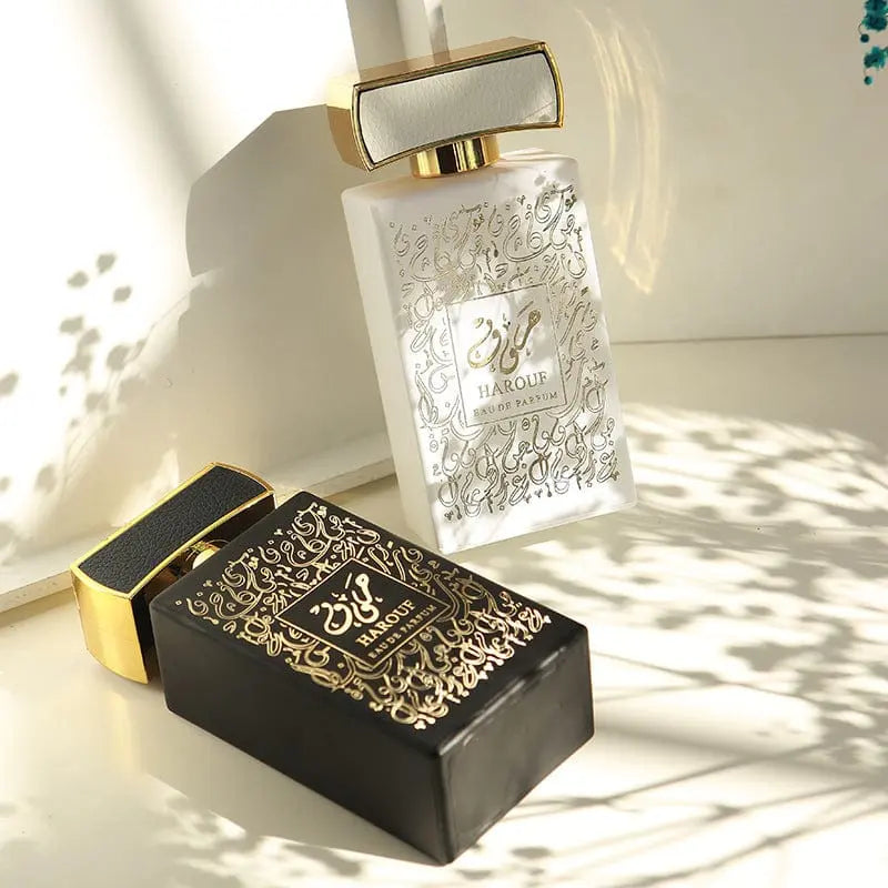 Showlu Fashion Middle East Arabia perfume bottle with a sleek design and long-lasting fragrance, displayed on a neutral background.