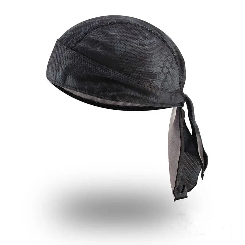 Showlu breathable cycling headband with UV protection, camouflage print, suitable for men and women during outdoor sports and hiking.