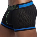 Men's mesh nylon boxer shorts by JOCKMAIL, breathable quick-dry underwear for summer fitness and sports.