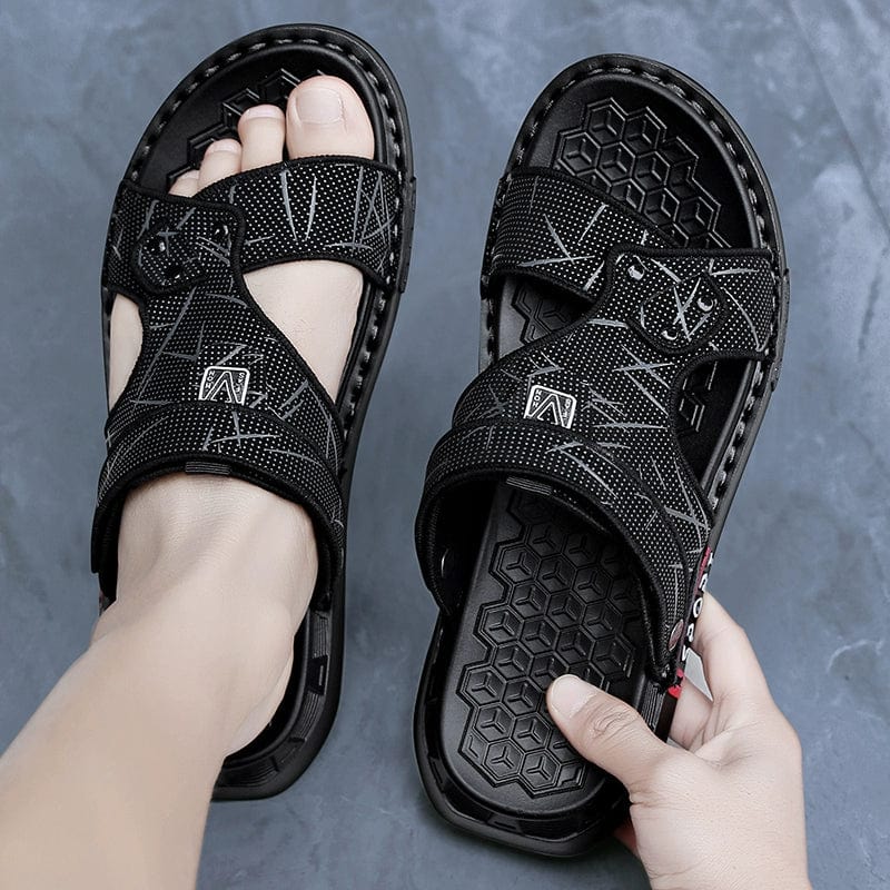 Kudu Concept men's non-slip sports beach sandals with thick bottom PU, casual summer footwear for durable, comfortable wear