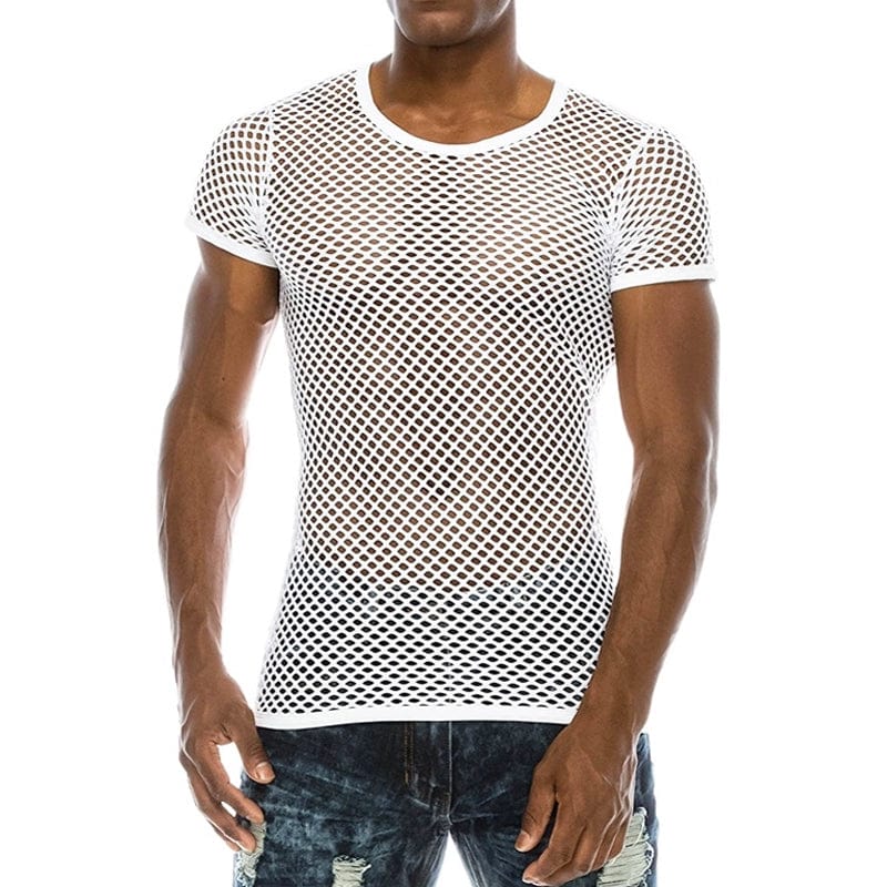 SHOWLU Men's slim fit mesh waistcoat with breathable plaid design, close-fitting summer vest for stylish, refreshing look.