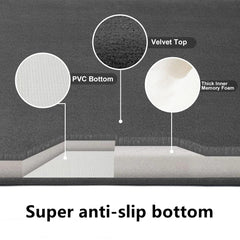 Super absorbent floor mat, super absorbent bath mat, super anti slip coral velvet bathroom floor mat, door mat - SHOWLU FASHION STORE