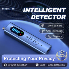 T15 Camera Detector Wireless Signal Infrared Scanner Anti - location Detector Professional GPS Search Devices Security Protection - SHOWLU FASHION STORE