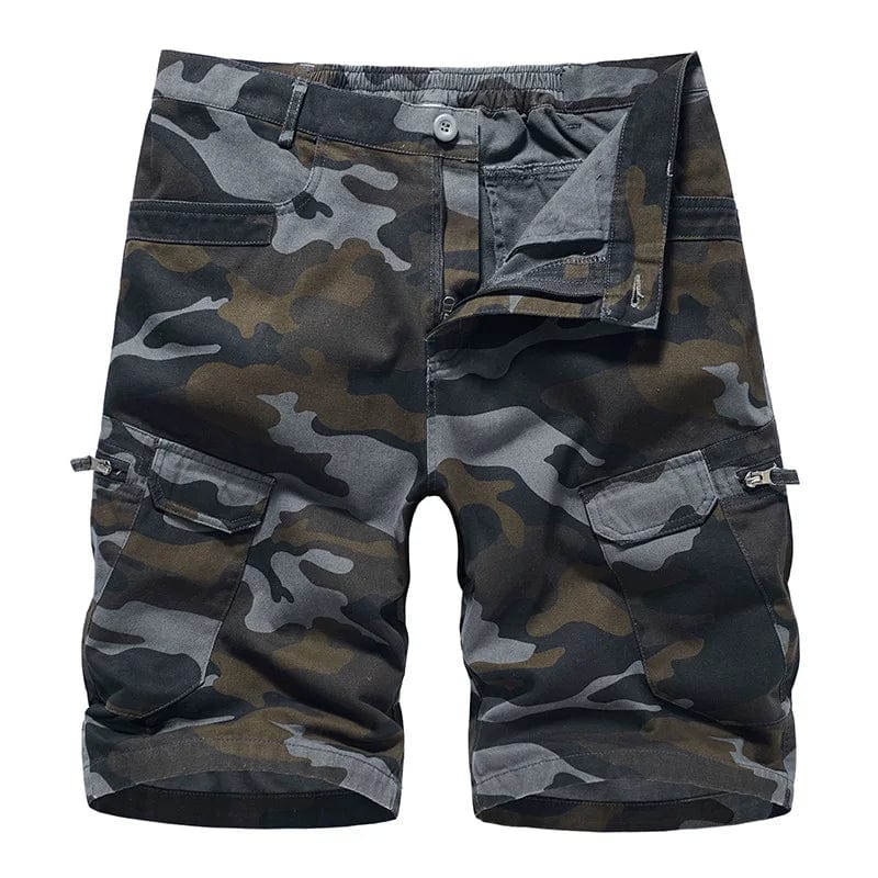 Tactical Camouflage Shorts Men Cotton Multi - pocket Casual Cargo Short Pants Quick Dry Outdoor Hiking Wear - resisting Shorts Male - SHOWLU FASHION STORE