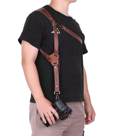 Teal Simba Cases & Covers Genuine Leather Camera Shoulder Strap Adjustable