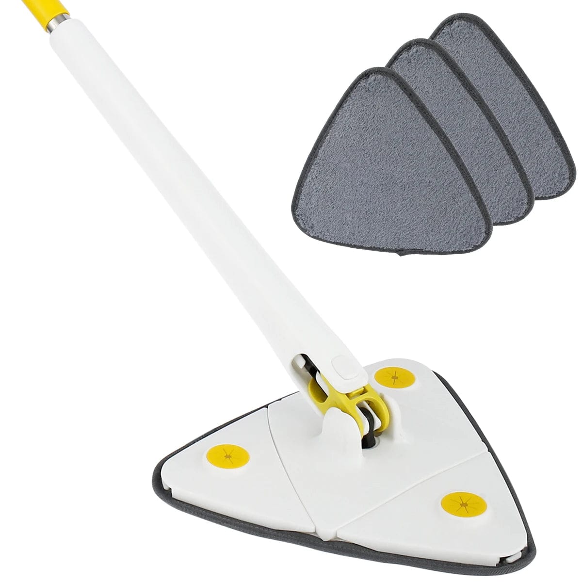 Telescopic Triangle Mop 360° Rotatable Self - wringing Triangle Extended Adjustable Mop Floor Squeeze Free Hand Washing Lazy Tool - SHOWLU FASHION STORE