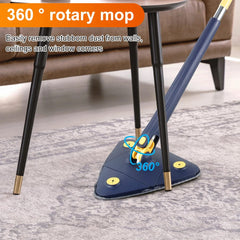 Telescopic Triangle Mop 360° Rotatable Self - wringing Triangle Extended Adjustable Mop Floor Squeeze Free Hand Washing Lazy Tool - SHOWLU FASHION STORE