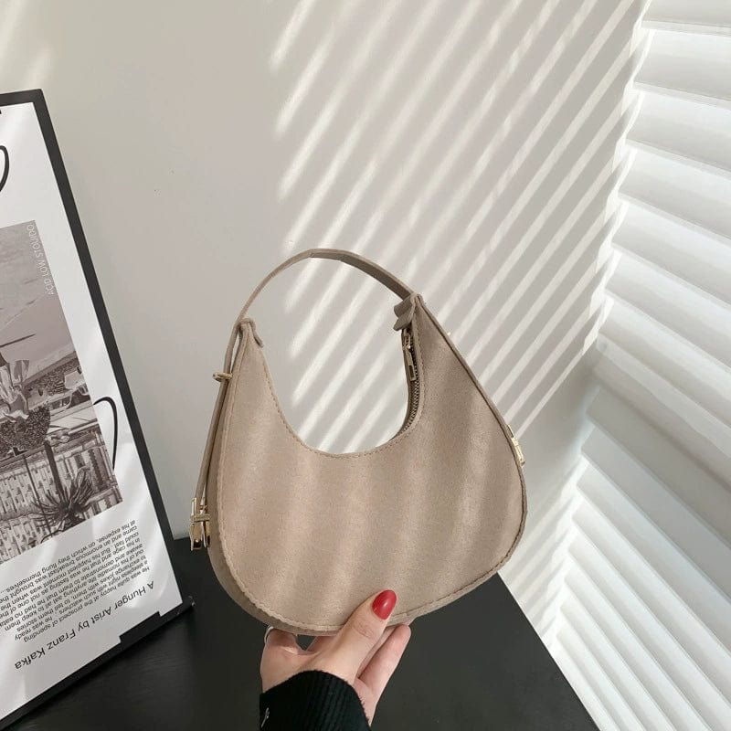 Casual women's mini shoulder bag with road ice stone pattern and trendy design, featuring a single shoulder strap and compact style.