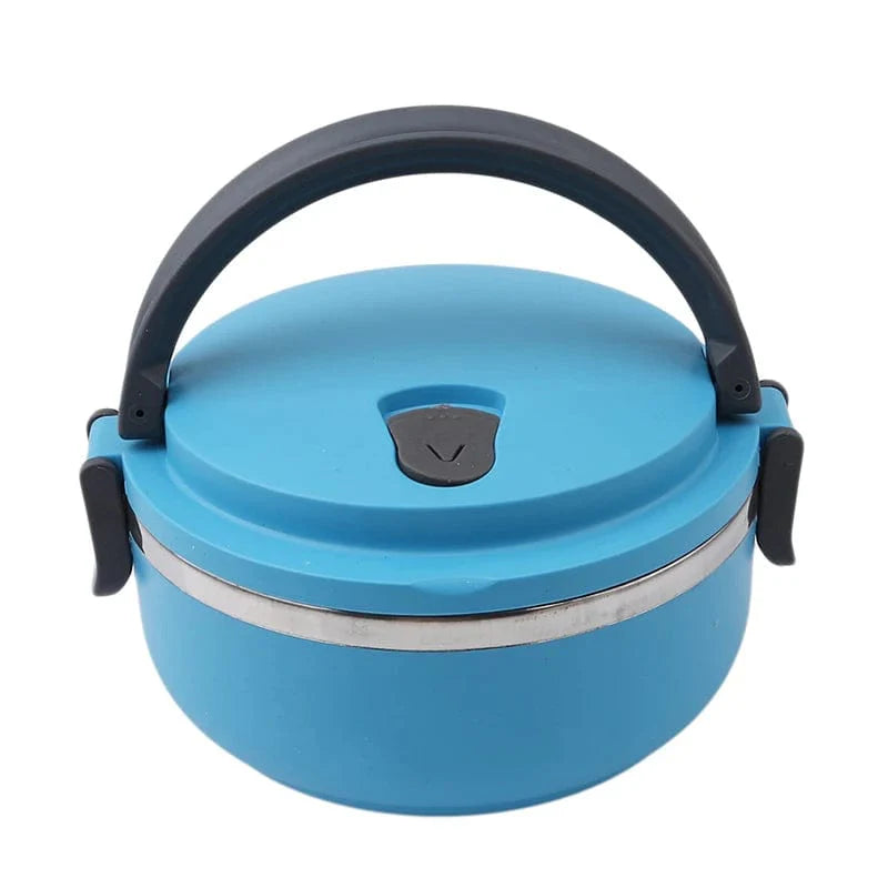 Showlu stainless steel thermal lunch box with leak-proof lid and insulated design for keeping meals warm and fresh.
