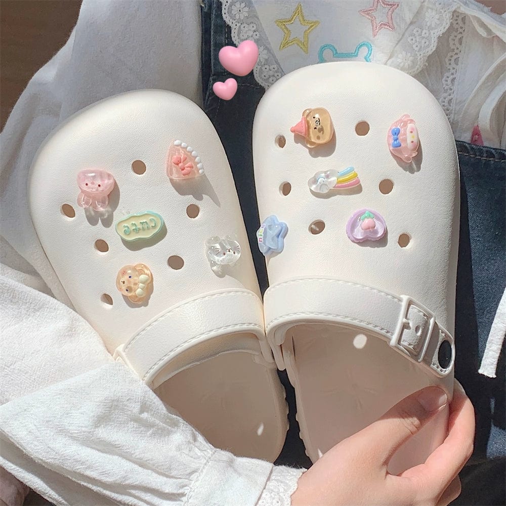 Thin strip EVA beach sandals for women, soft non-slip summer hole shoes with a lightweight design and comfortable sole.