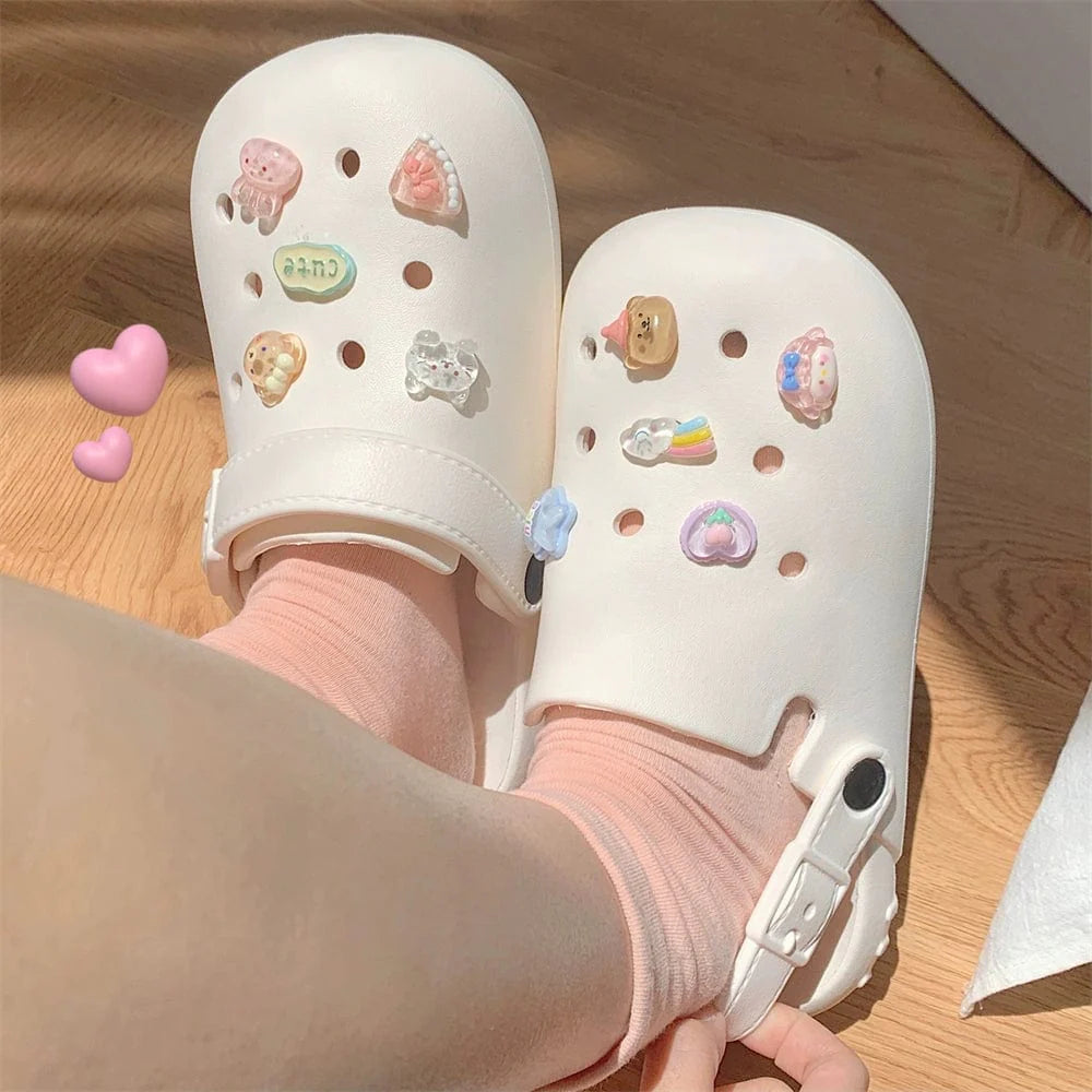 Thin strip EVA beach sandals for women with soft, non-slip soles and stylish hole design, ideal for summer outdoor wear.
