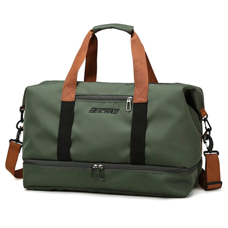 Travel Bag Male Female Large - Capacity Hand Luggage Dry - Wet Separation Sports Fitness Bag Short - Distance Travel Package - SHOWLU FASHION STORE