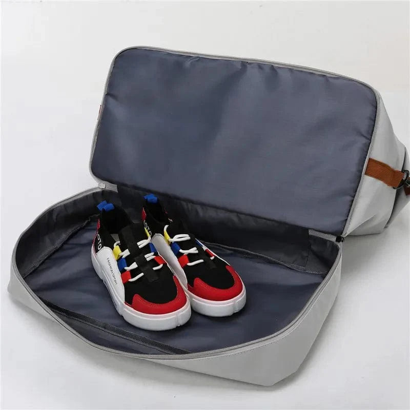 Large capacity LKEEP Oxford travel duffle bag by Showlu Fashion Store with dry-wet separation for men and women, ideal for short trips.