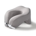 U-shape memory foam travel neck pillow for airplane support, providing comfortable head and neck cushioning during flights.