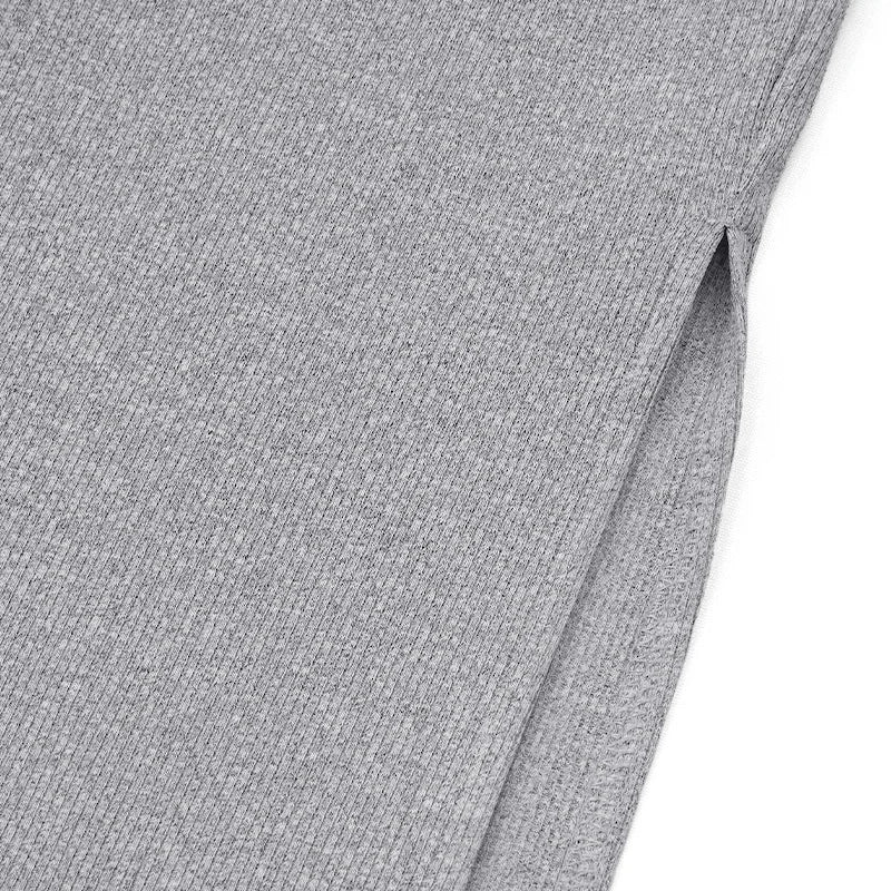 SHOWLU Women's two-piece summer knit outfit with sleeveless top and shorts, casual Y2K style for warm-weather streetwear.