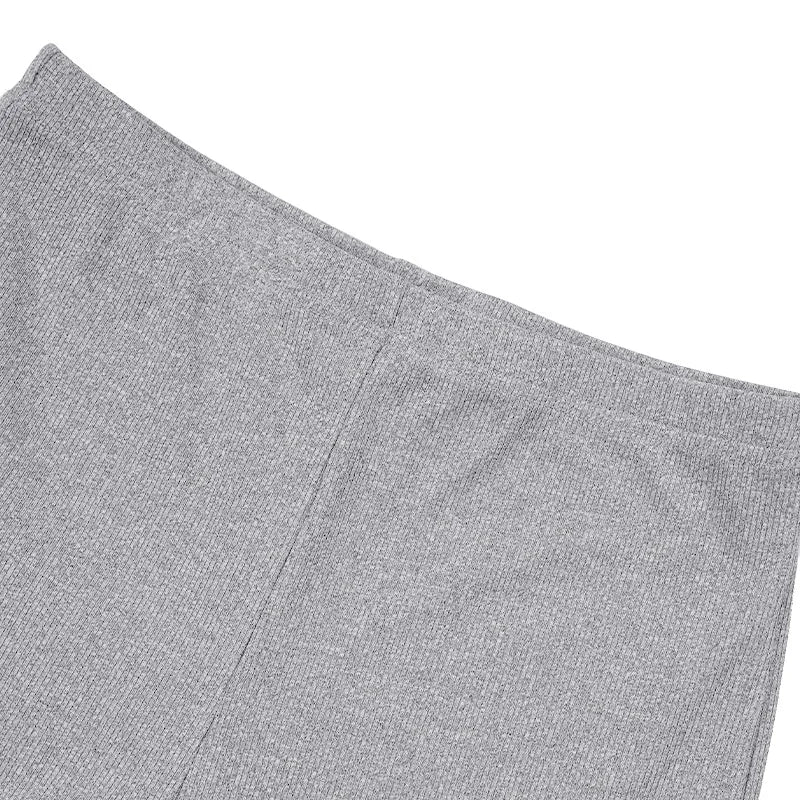 SHOWLU Women's two-piece summer knit outfit with sleeveless top and shorts, casual and versatile streetwear fashion for women.