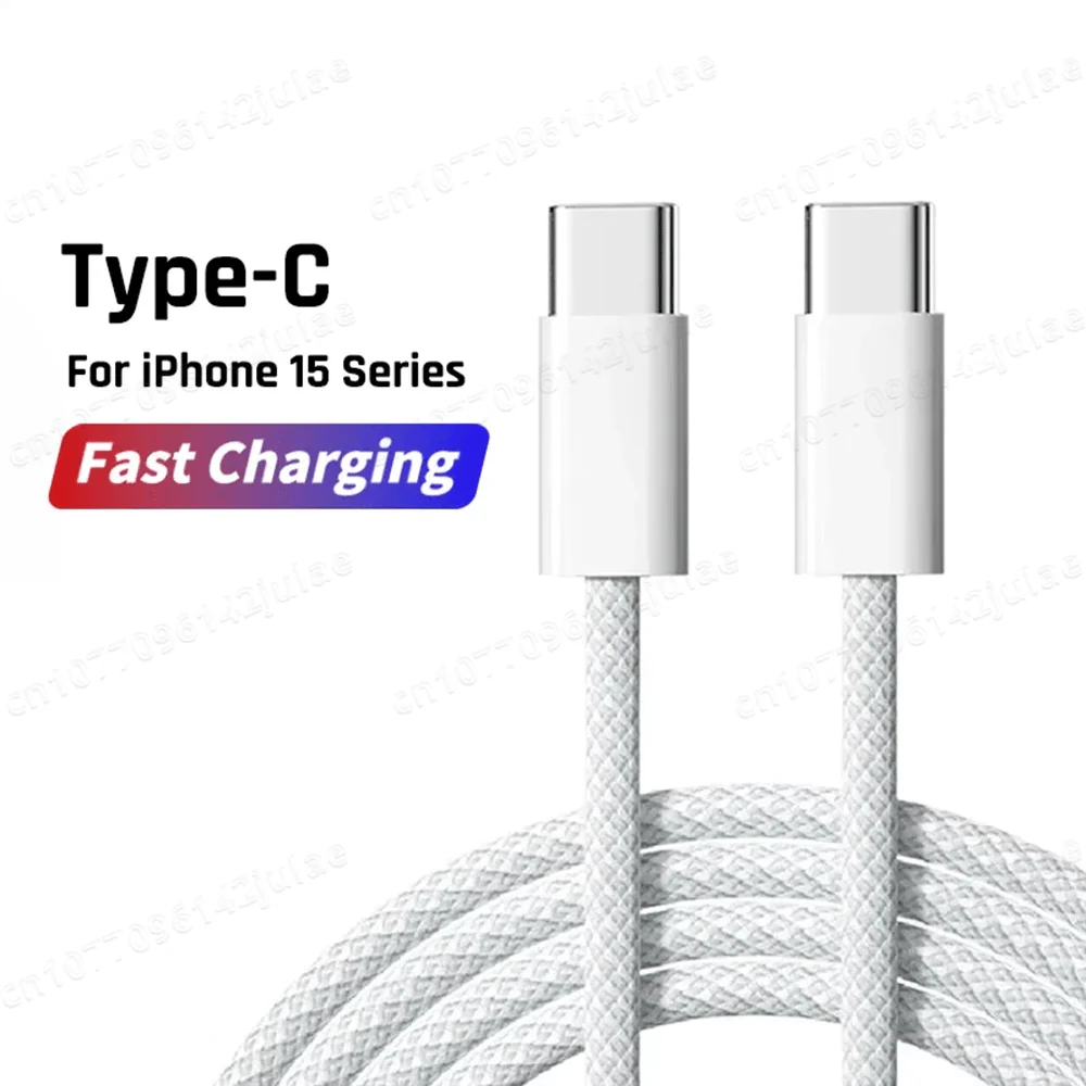 Showlu PD 35W USB C fast charging cable for iPhone 15 Pro Max, 1M or 2M length, durable and compatible with Apple devices.