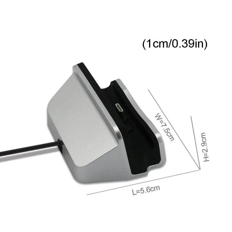 SHOWLU FASHION STORE DNVYUAX Type-C Fast Charging Dock Station with USB C 3.1 cable for Huawei P9 Plus smartphone.