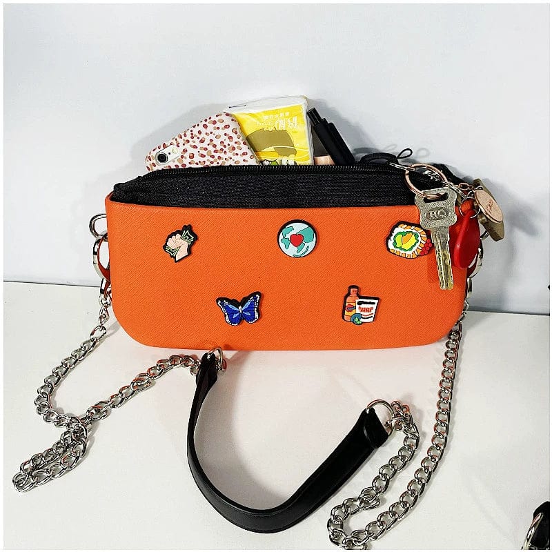 Feral Cat women's silicone underarm bag in candy color, small satchel with single strap, suitable for travel and casual wear.