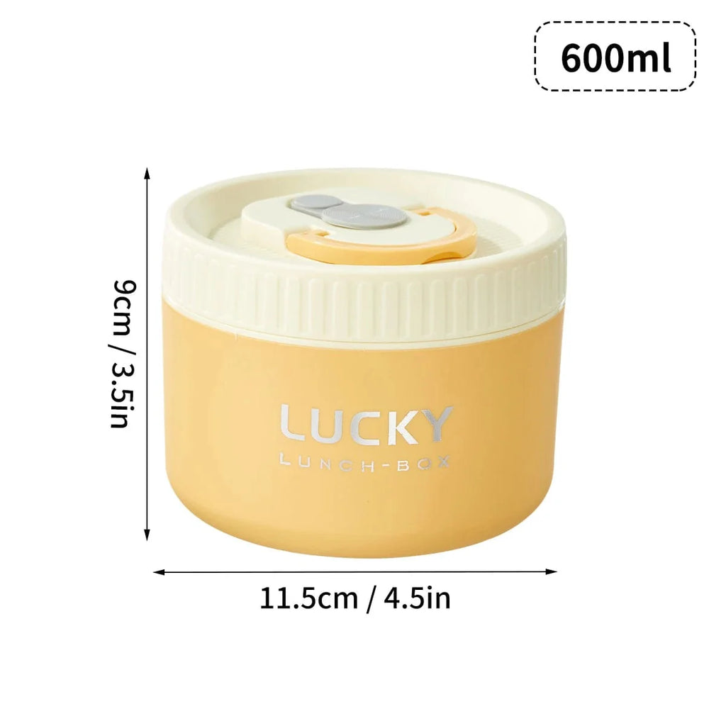 Showlu Fashion Store WORTHBUY thermal lunch box made of 304 stainless steel, leak-proof bento box for convenient meal storage