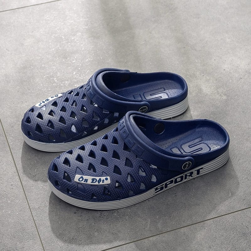 Vietnam rubber cave shoes by SHOWLU FASHION, breathable summer beach clogs with soft, non-stinky, travel-friendly design.