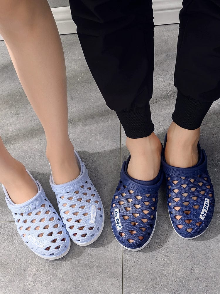 Vietnamese rubber cave shoes by SHOWLU FASHION, breathable summer beach clogs with soft, non-stinky comfort for travel and casual wear.