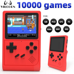 VILCORN GB300 Portable Handheld Game Console Player 3.0Inch Pocket Video Gaming Console 10000 Games For SFC/GB/GBA Kid Gift - SHOWLU FASHION STORE