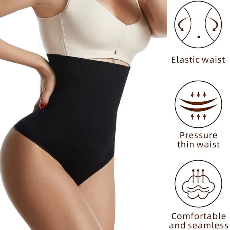 Showlu Fashion CXZD women's high waist tummy control body shaper with butt-lifter and slimming design for figure shaping.