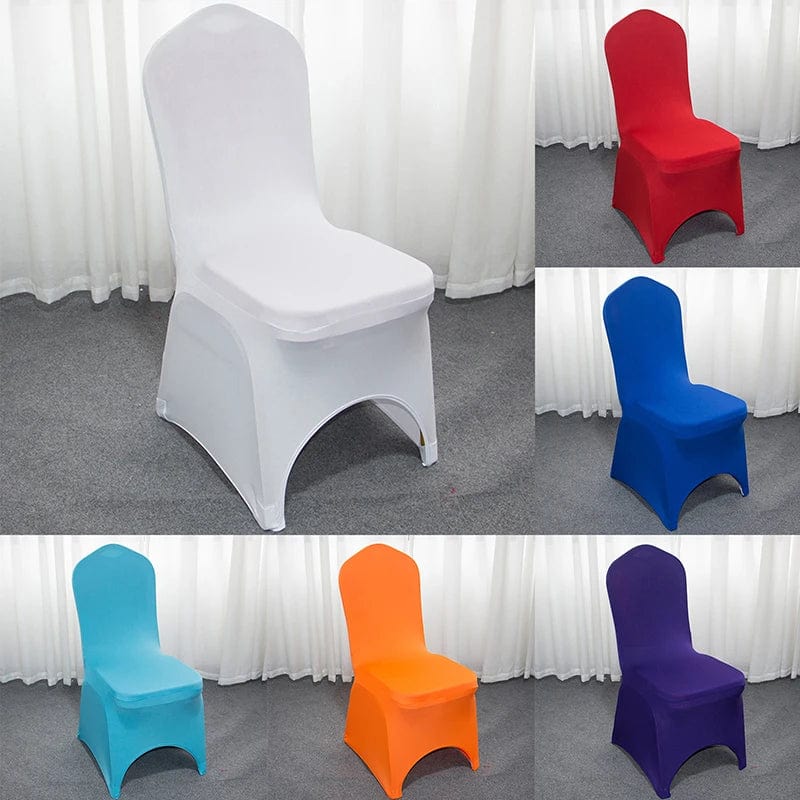 Wedding Chair Covers Spandex Stretch Slipcover for Restaurant Banquet Hotel Dining Party Universal Chair Cover - SHOWLU FASHION STORE