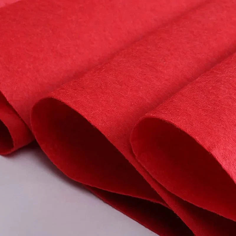 Red wedding aisle runner by SHOWLU FASHION STORE, non-woven disposable carpet for wedding ceremonies and special celebrations.