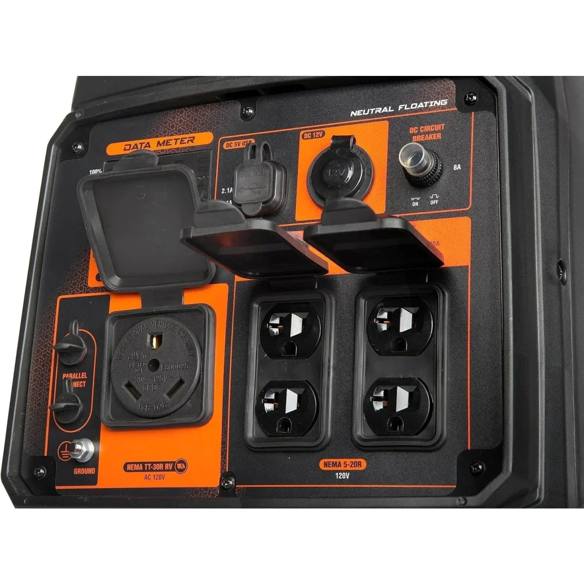 WEN 56477i 4800-watt portable inverter generator with 224cc engine, compact and lightweight for outdoor power needs