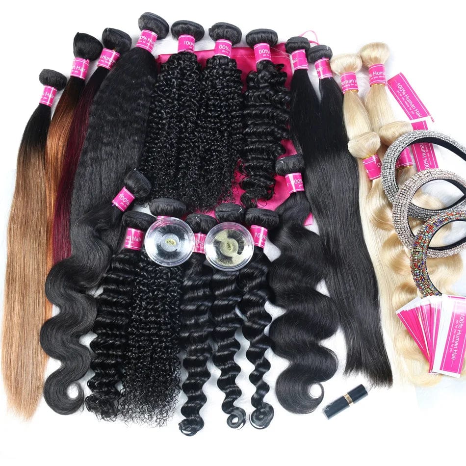 Wholesale Mink Brazilian Virgin Human Hair Extension Bundles Hair Vendor 13x6 Lace Front Wig Hd Lace Frontal Wig For Black Women - SHOWLU FASHION STORE