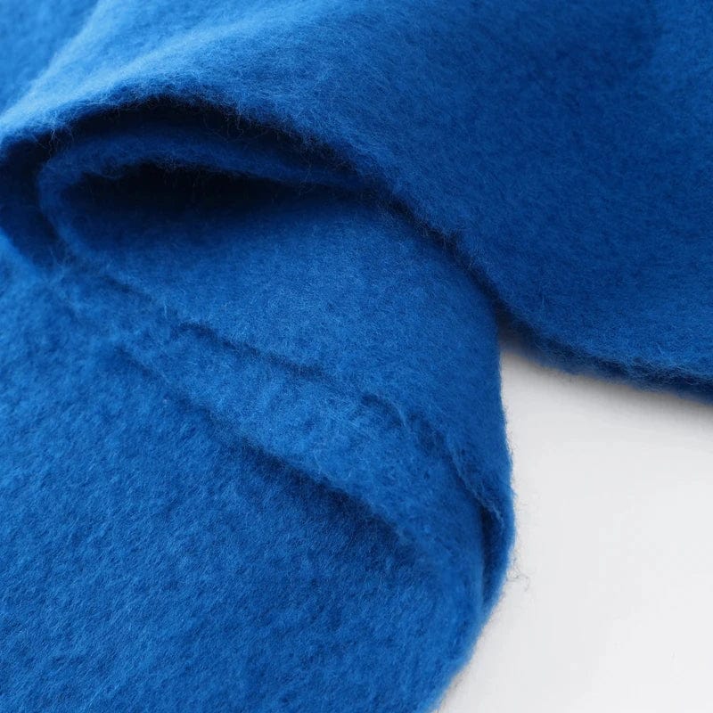 Luxury women's cashmere winter scarf featuring thick, warm design with tassels, soft solid-color shawl for autumn and winter.