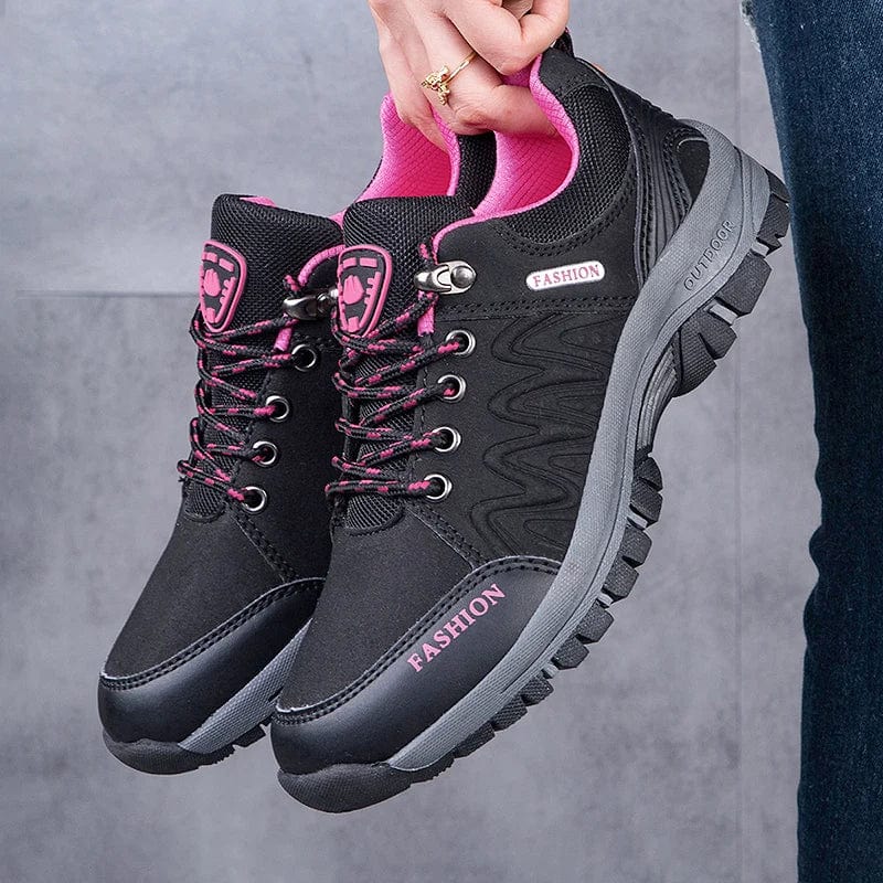 Women's waterproof hiking shoes by SHOWLU FASHION STORE, non-slip outdoor walking sneakers with rugged soles and comfortable fit.