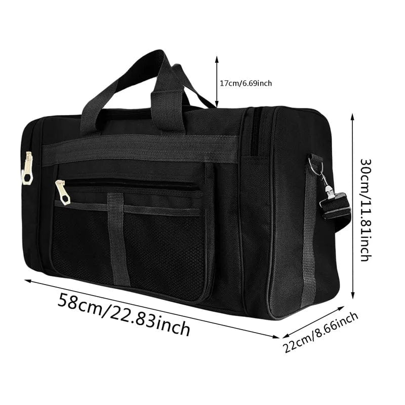 Women Men Nylon Travel Duffel Bag Carry On Luggage Bag Men Tote Large Capacity Weekender Gym Sport Holdall Overnight Bag Pouches - SHOWLU FASHION STORE